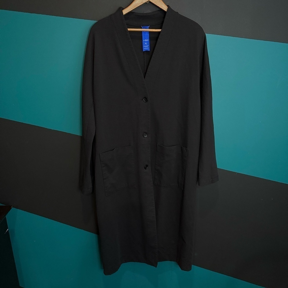 Kit and Ace Black Long Cardigan